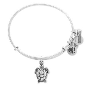 Alex and Ani Sea Turtle Bracelet- Silver